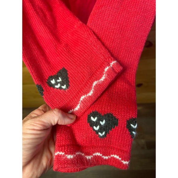 Quacker Factory Winter Snowman Red Christmas Cardigan Sweater Button up M
Party - Picture 8 of 9